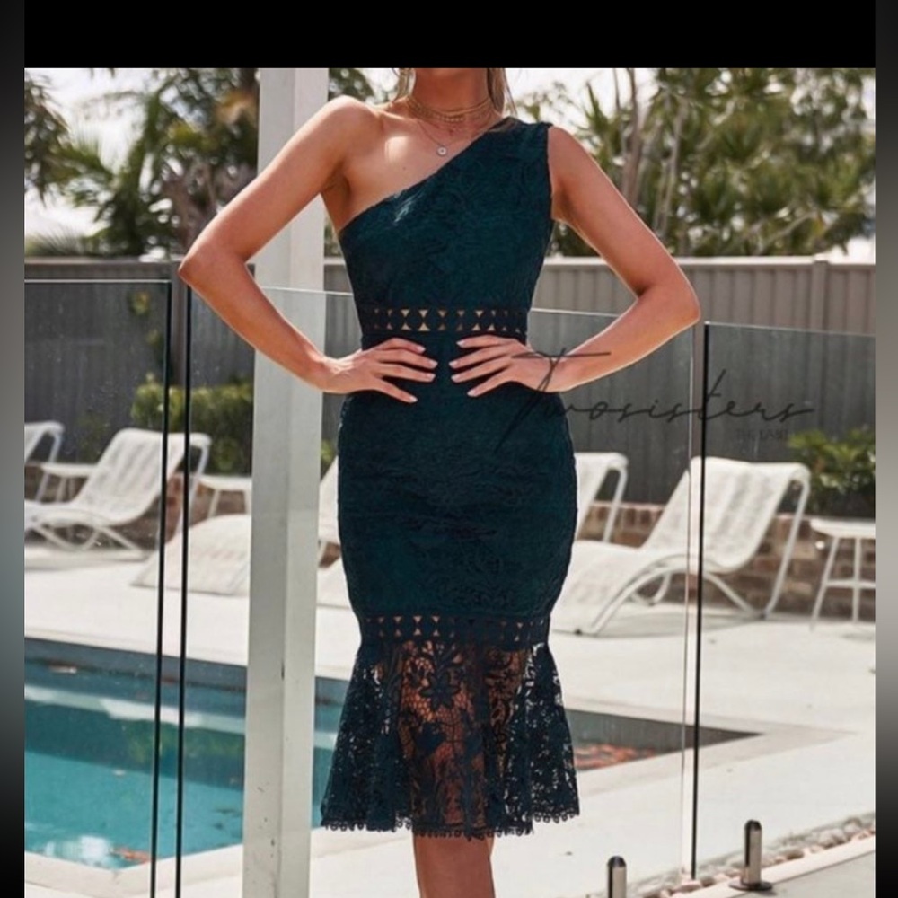 TAMARA DRESS - EMERALD GREEN